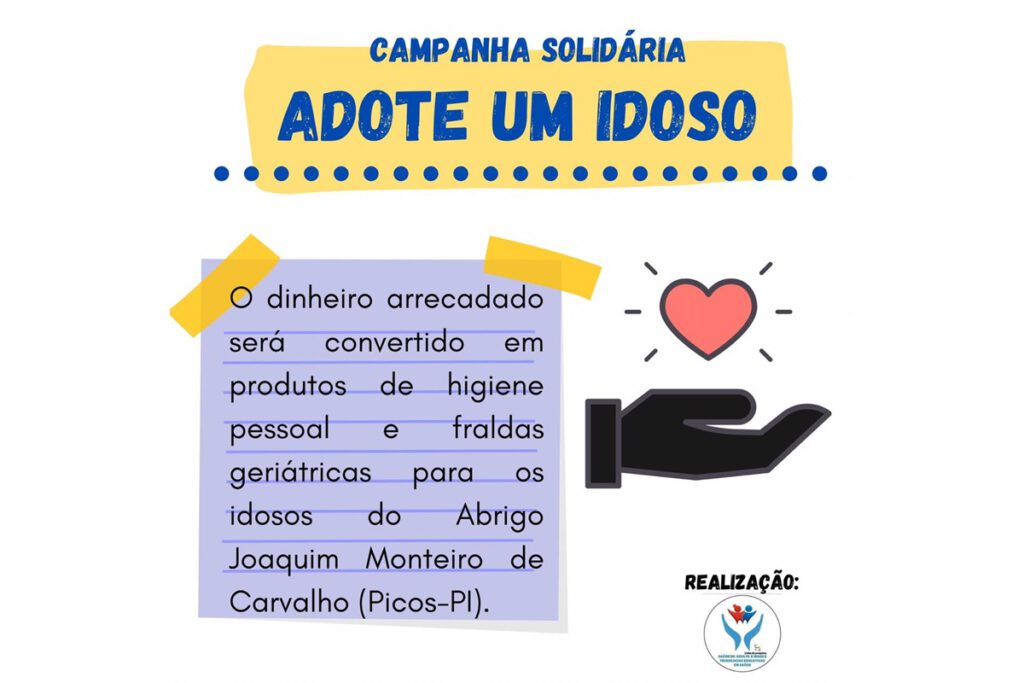 Acadêmicos da UFPI idealizam campanha em favor do Abrigo Joaquim Monteiro de Picos