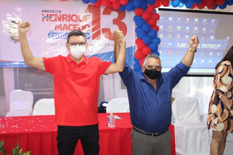 Convenção do PT de Bocaina homologa candidaturas de Henrique Macedo e Teodorinho para prefeito e vice