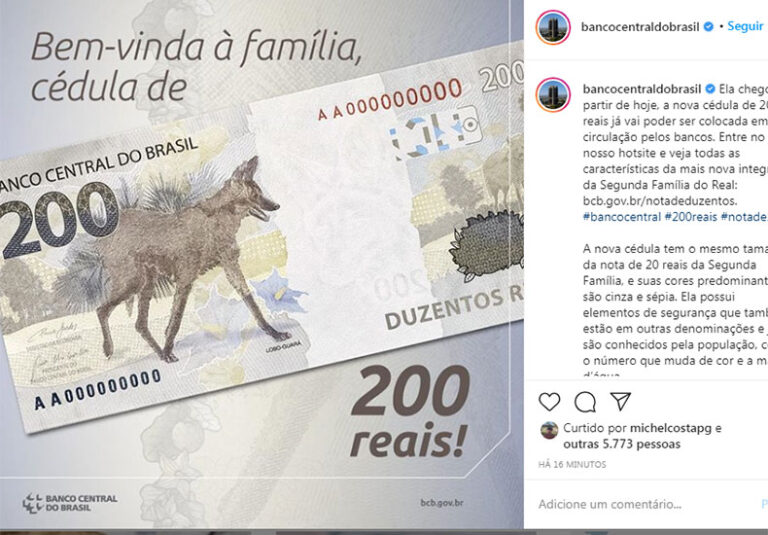 Menos de 2 meses após lançamento, Guedes diz que nota de R$ 200 deve durar pouco