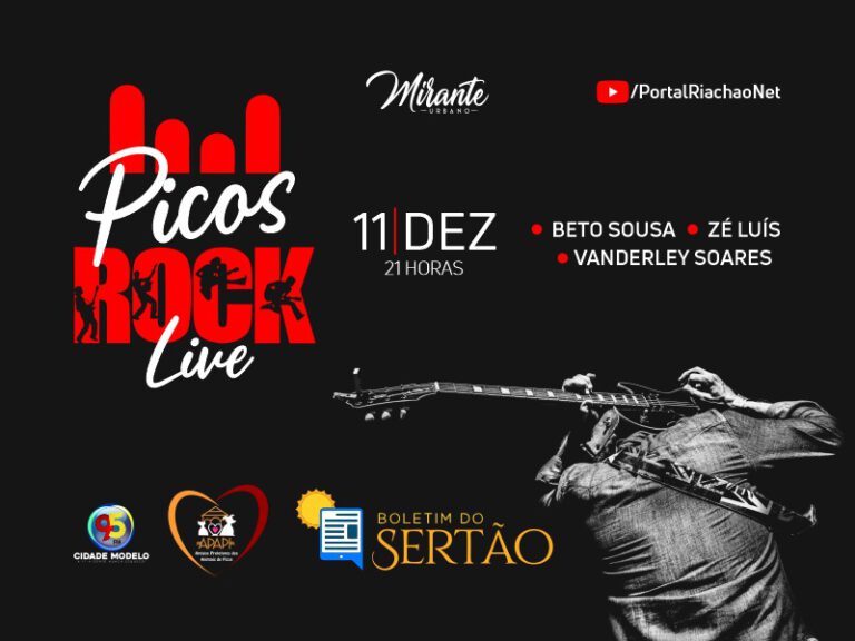 Vem aí Picos Rock Live, a Live Solidária da APAPI