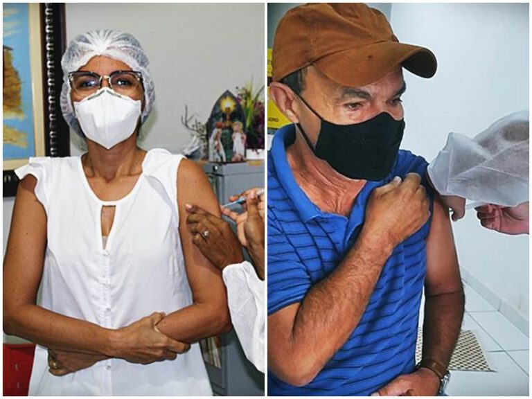 Secretaria de Saúde de Picos vacina primeiras pessoas contra o coronavírus