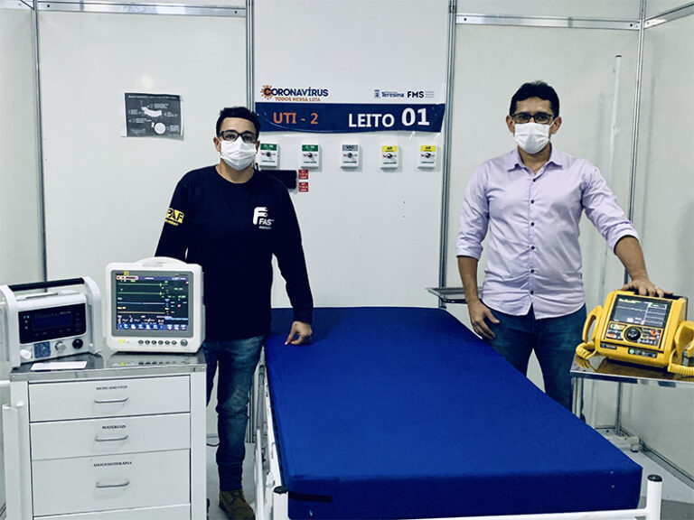 Equipamentos usado em hospital de campanha são doados ao HUT