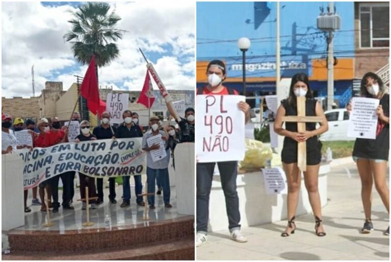 Movimentos Populares promovem ato contra o governo Bolsonaro em Picos