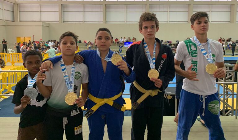 Picoenses conquistam oito medalhas de ouro e uma de prata no Campeonato Piauiense de Jiu-Jitsu
