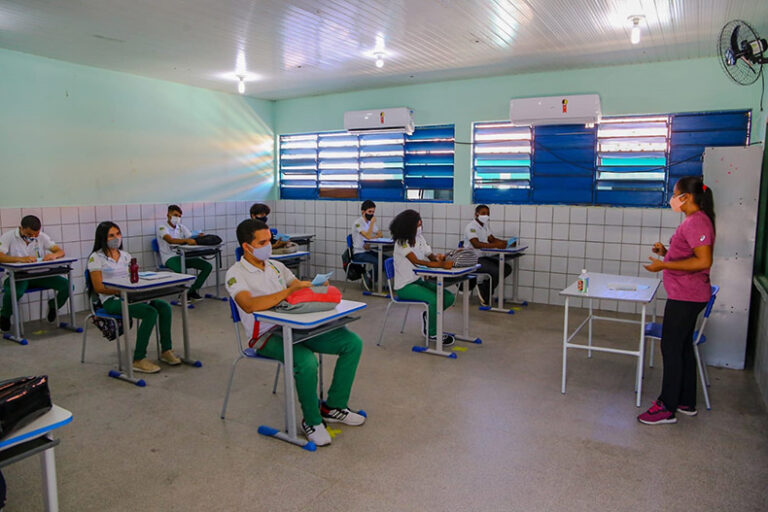 No Piauí, mais de 11 mil alunos não retornaram às aulas presenciais por questões de saúde