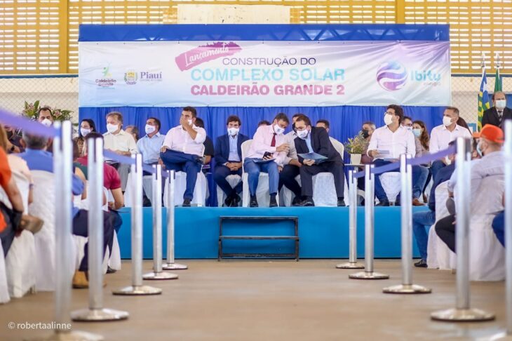 Wellington Dias e Rafael Fonteles lançam obra de complexo solar