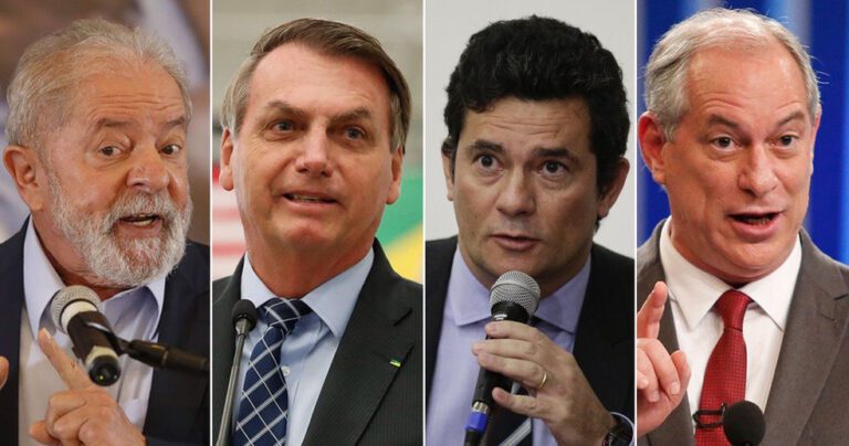 Lula tem 44% e Bolsonaro 24%; Moro e Ciro empatam com 8%, diz Ipespe
