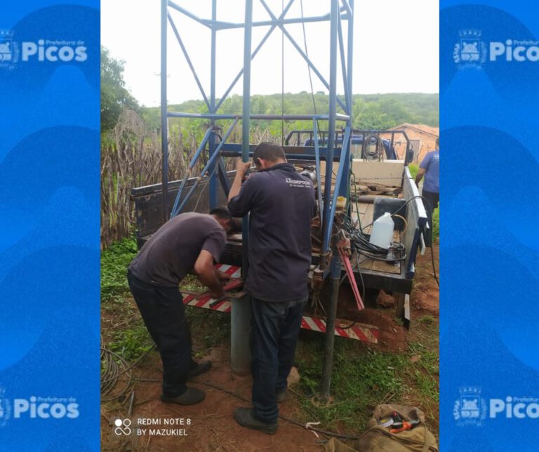Secretaria de Agricultura realiza manutenção de poço no Povoado Bocolô