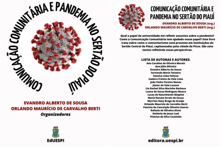 Alunos e professores de Jornalismo da UESPI lançam livro sobre a pandemia no Sertão do Piauí