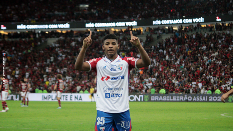 Jaicoense Hércules volta a decidir jogo para o Fortaleza; volante marcou o segundo gol contra o Flamengo