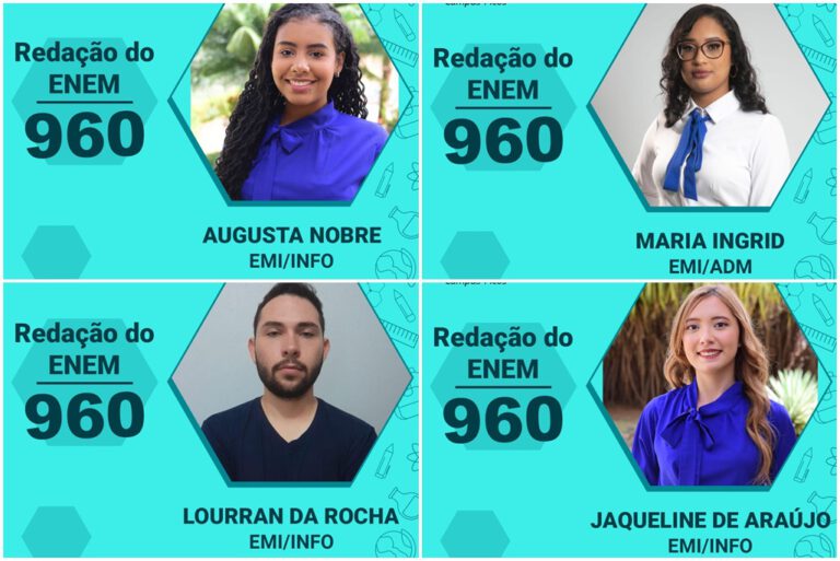 Alunos do IFPI de Picos se destacam nas provas de redação do ENEM