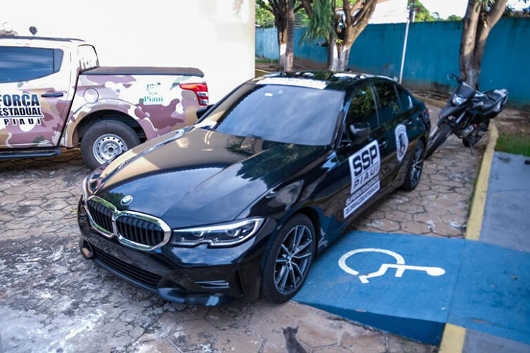 Segurança do Piauí transforma BMW apreendida durante operação policial em viatura