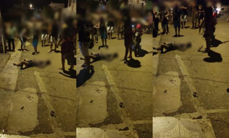 Suspeito de roubo é imobilizado por vítima e populares no bairro São José
