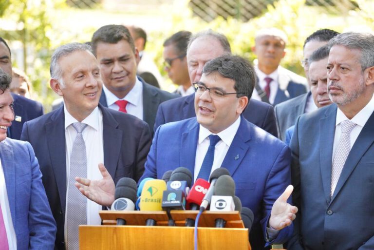 Rafael Fonteles participa de reunião com presidente da Câmara Federal