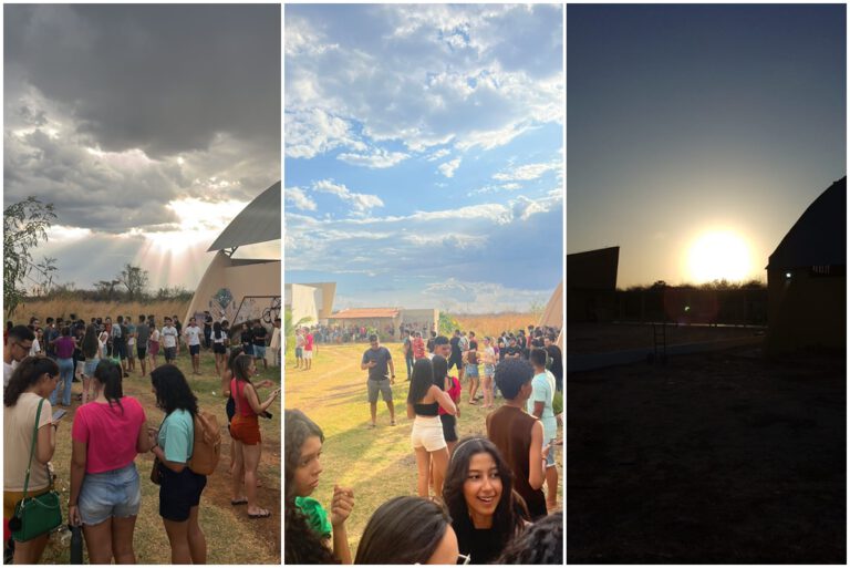IFPI de Picos reuniu centenas de pessoas para acompanhar o eclipse