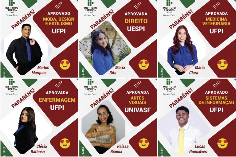 Alunos do IFPI de Picos se destacam em aprovações para a universidade