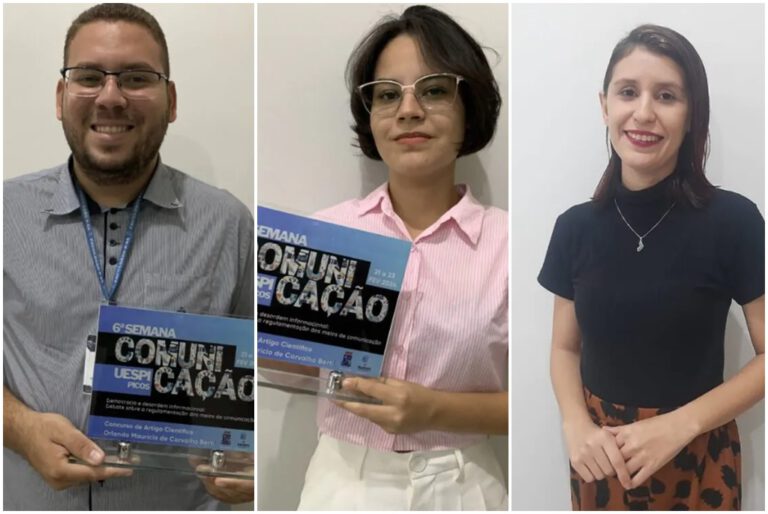 Alunos e professores do Curso de Jornalismo conquistam 1º lugar em Concurso de Artigos na Semana de Comunicação da UESPI