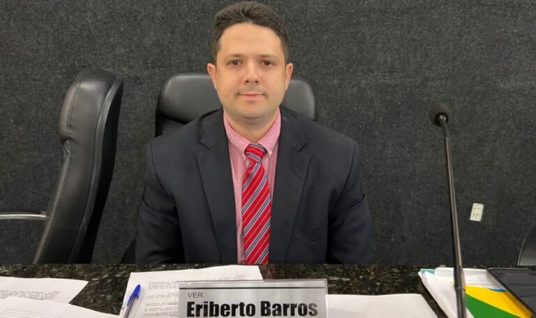 Eriberto Barros solicita academia de saúde e recapeamento asfáltico no bairro Belo Norte