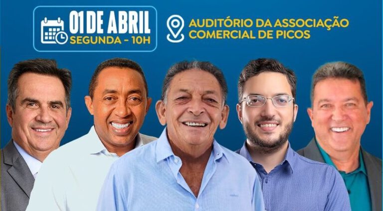 Progressistas e PL vão realizar evento de filiação em apoio ao Prefeito Gil Paraibano na próxima segunda-feira, 01