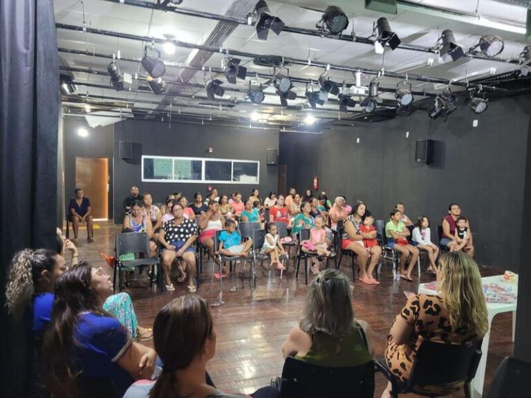 Saúde bucal é tema de palestra com crianças do Conjunto Morada Nova