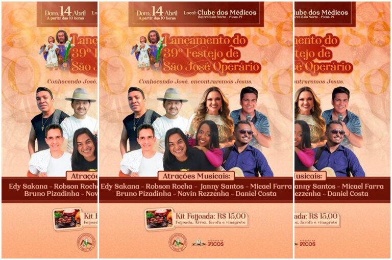 Paróquia promoverá feijoada de lançamento do 39° Festejo de São José Operário