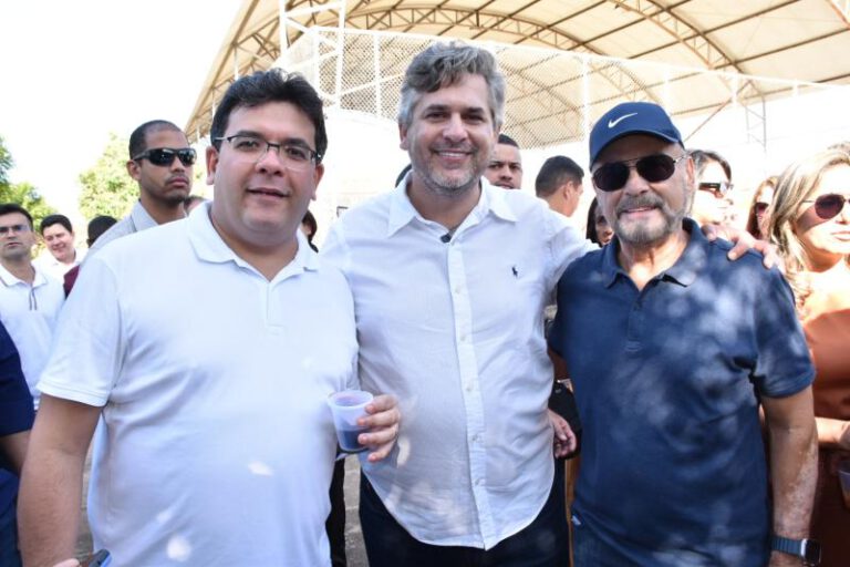 Pablo Santos e Araujinho enaltecem obras inauguradas por Rafael em Picos