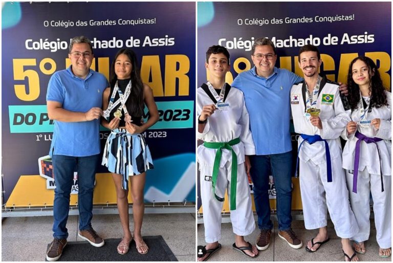 Atletas: alunos do Colégio Machado de Assis de Picos conquistam medalhas em torneios esportivos