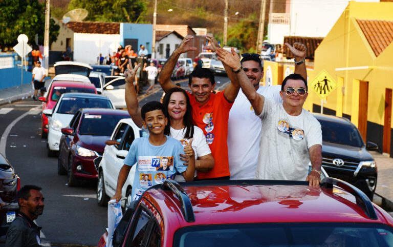 Grande carreata e inauguração de comitê marcam início da campanha de Adonaldo em Santana do Piauí