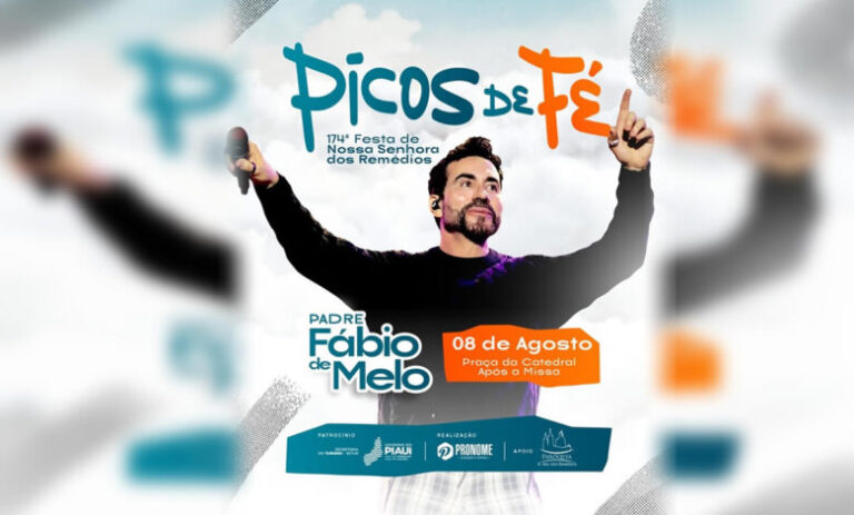 Picos de Fé 2024: evento traz show gratuito do Padre Fábio de Melo