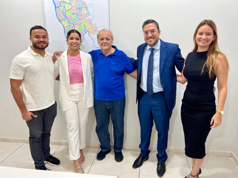 Teresina: deputado Aldo Gil se reúne com vereadora Tatiana Medeiros e prefeito eleito Silvio Mendes