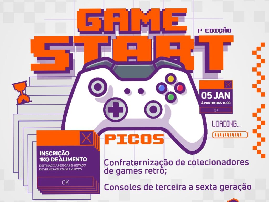 Colecionadores e entusiastas promoverão confraternização de games antigos em Picos