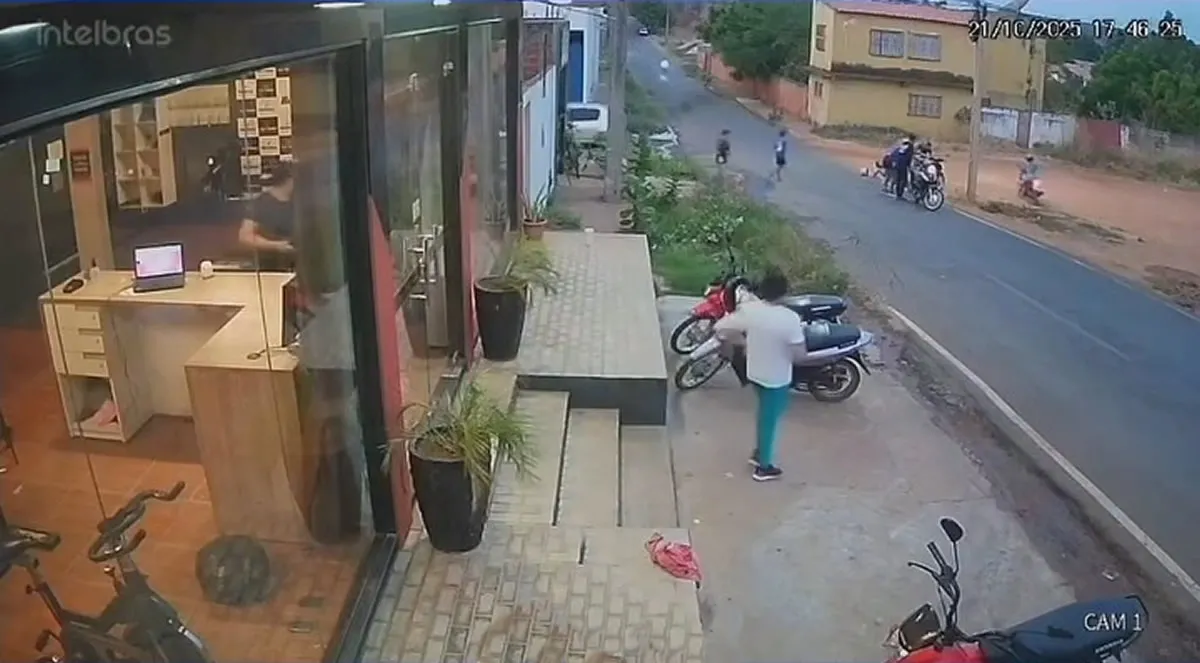Acidente entre motos no bairro belo Norte - Foto: Reprodução